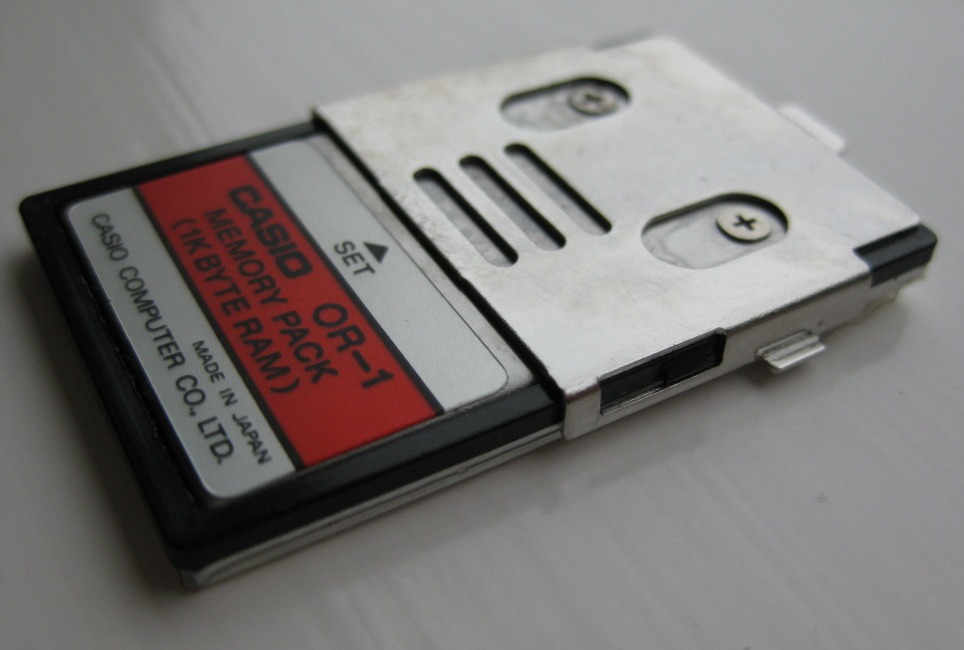 Mémory packs Casio Pocket computers & Calculators collector PB FX