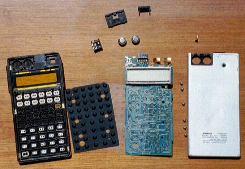 Disassembled FX-502P