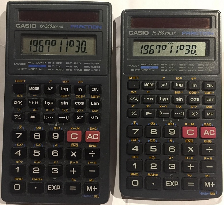 Casio Fx 260 Solar Calculatrice Scientifique Casio Fx260 Solar