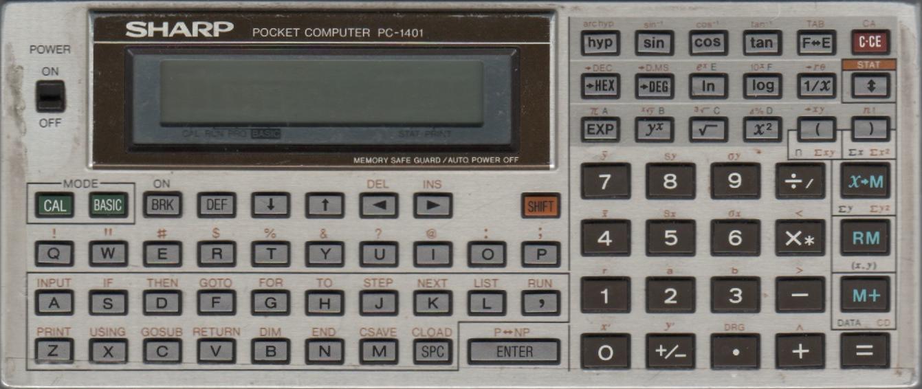 Sharp PC 1401 - Pocket Computer - Il sito è costantemente aggiornato