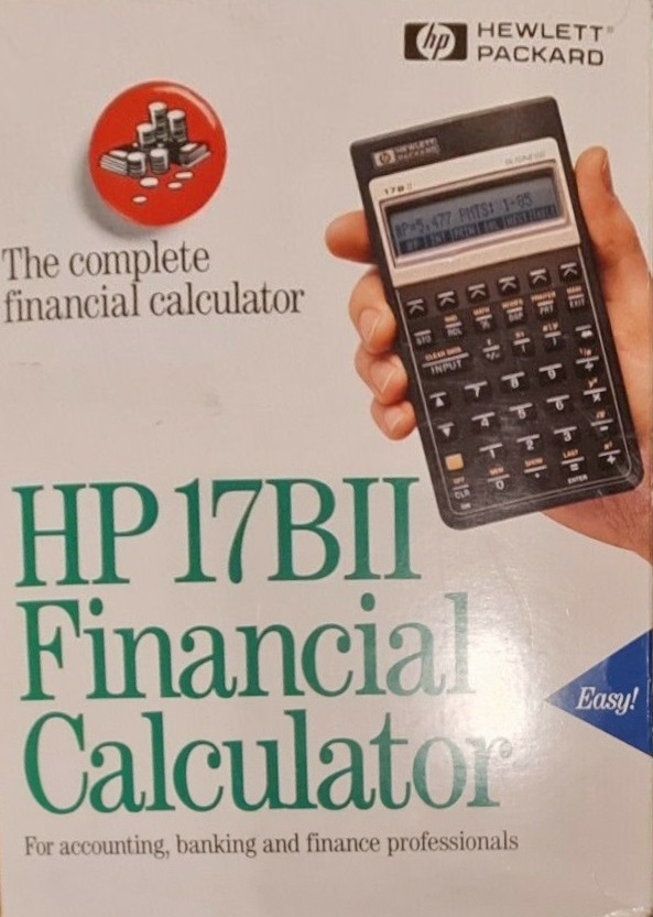 HP 17BII+ Calculatrice Financière Professionnelle – Idéale Immobilier, Finance & Études